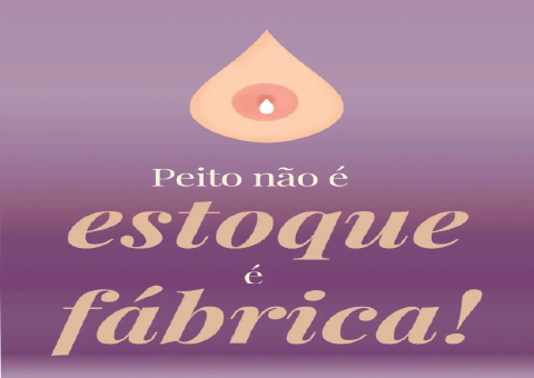 leite materno não é estoque, é fábrica